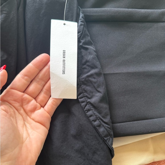 lets Frans Black Elastic Waist Pants w/ Drawstrings - Picture 4 of 6